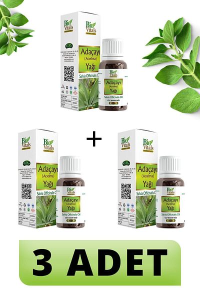 Bio Vitals 20 ml 3 PCS Sage Oil