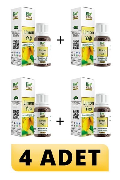 Bio Vitals Lemon Oil - 20 ml, 4 PCS