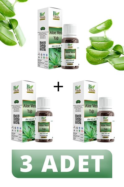 Bio Vitals Aloe Vera Oil - 20 ml, 3 PCS