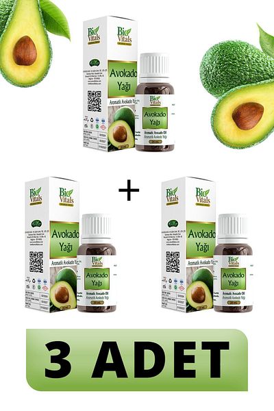 Bio Vitals 20 ml Avocado Oil - 3 PCS