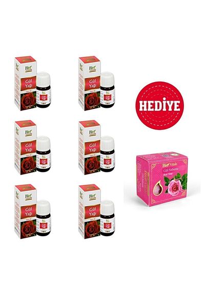 Bio Vitals Rose Soap - 6 Pieces of 20 ml Gift and 1 Piece of 125 gr