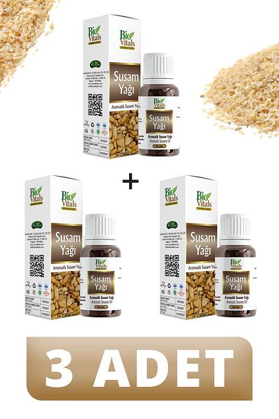 Bio Vitals 50 ml Sesame Oil - 3 PCS