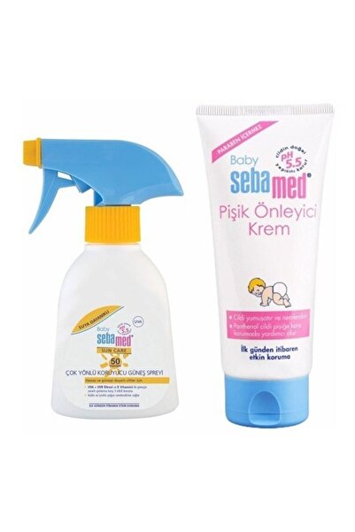 Sebamed Bebekler Için Güneş Spreyi Spf 50 200 ml Bebe Bez Bölgesi Bakım Kremi...