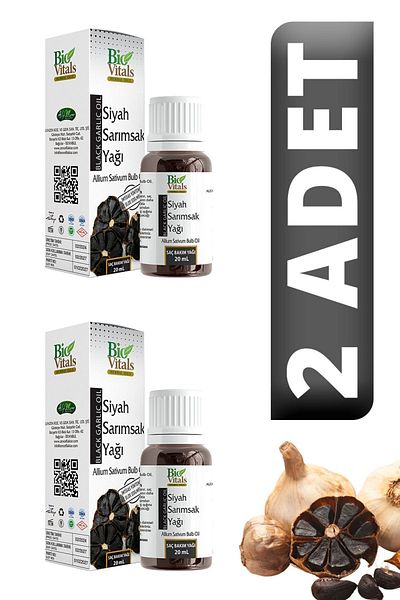 Bio Vitals 20 ml Black Garlic Oil - 2 PCS