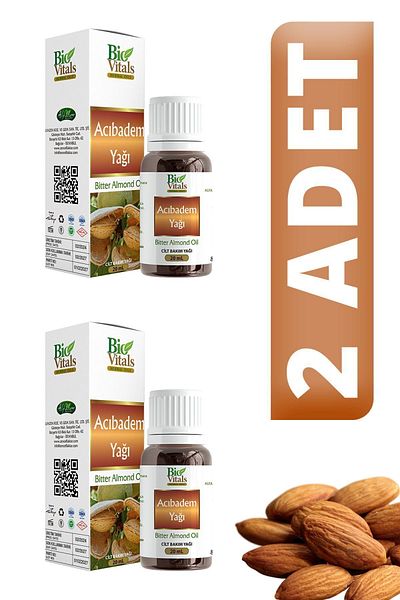 Bio Vitals 20 ml 2 PCS Bitter Almond Oil