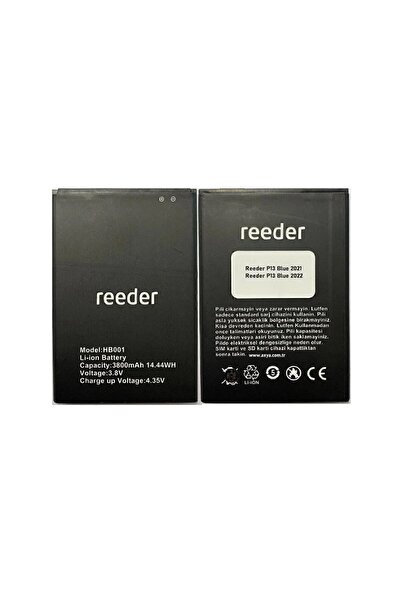 Reeder P13 Blue 2022 - 2021 Batarya 3800mah