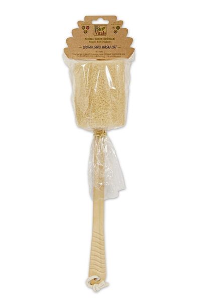 Bio Vitals Bvs Loofah Massage Washcloth with Handle