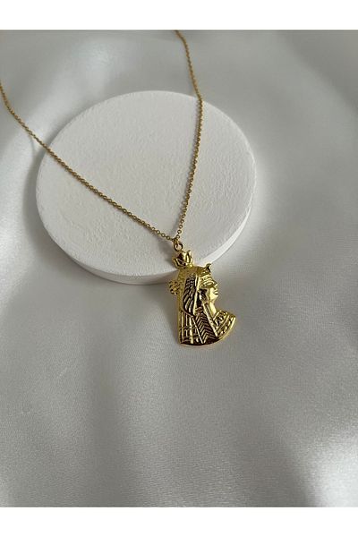 Alexis Carrel Alexis Antique Egyptian Steel Necklace