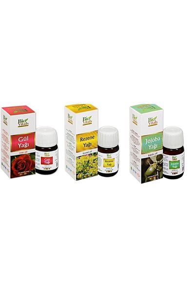 Bio Vitals Jojoba Aromatic Rose Fennel Massage and Care Oil Set