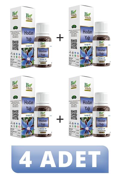 Bio Vitals 50 ml Borage Oil - 4 PCS