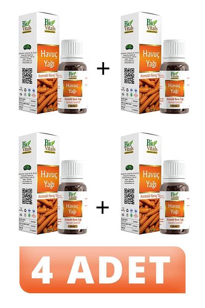 Bio Vitals 20 ml Carrot Oil - 4 PCS
