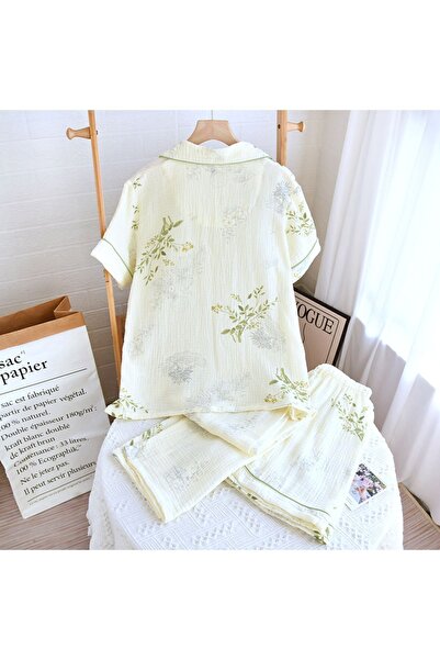 Global Organic Cotton Muslin Fabric Pajama Set (Pack of 3)