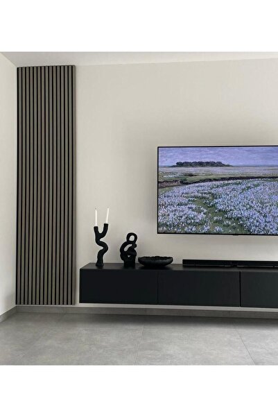 joy mob Joy Tv Ünitesi Tv Sehpası Alt Modül Siyah 240 Cm Mdf