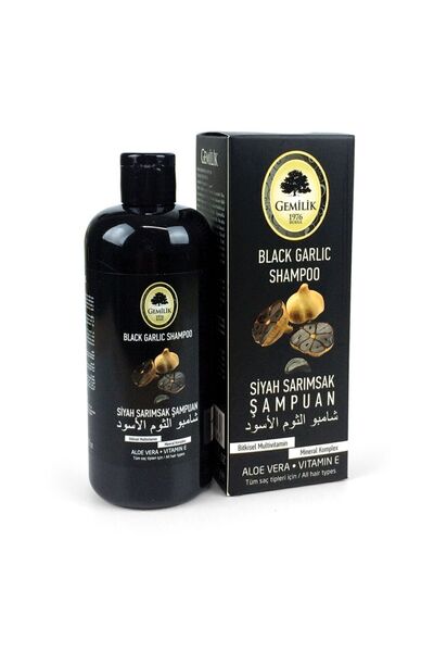 GEMİLİK شامبو الثوم الأسود 400 مل