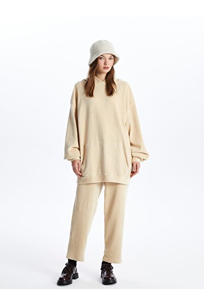 Dexia Las Vegas - Ecru Velvet Oversize Παντελόνι