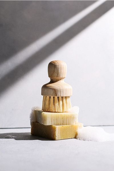 Edelya Home Organic Natural Wooden Dish Brush