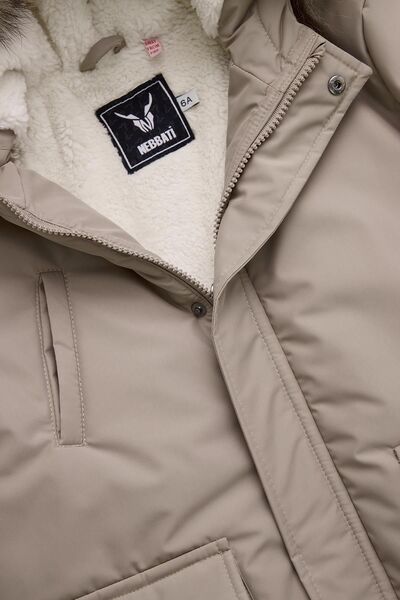 Nebbati Bg Store Boy Beige Coat