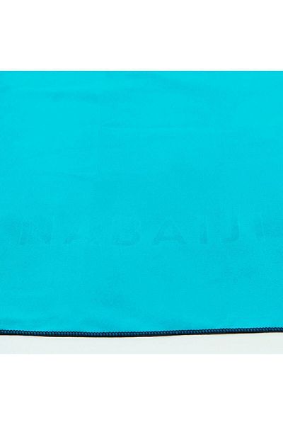 Decathlon Πετσέτα Nabaiji διπλής όψης από μικροΐνες - M Size - Μπλε / Πράσινο 60 X 80 cm