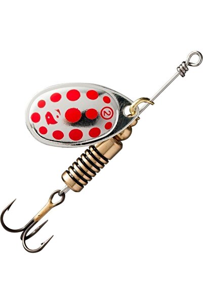 Decathlon كابرلان ويتا#2 ملعقة - فضي منقط باللون الأحمر