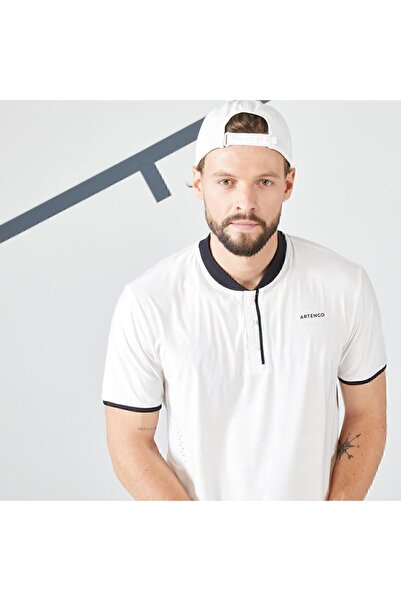 Decathlon Men's Short Sleeve T-Shirt - Off White, Dry