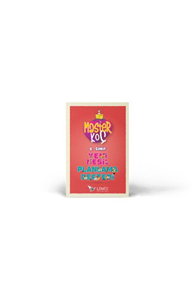 Limit Yayınları Limit 6.Sınıf Master Koç Planlama Defteri