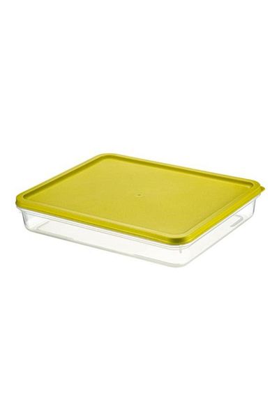 PANJI Anthracite 4-Piece Refrigerator Organizer - Freezer Microwave Compatible Storage Container 2600 ml