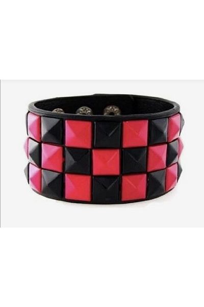 targay Gothic Punk Metallica Style Studded Bracelet