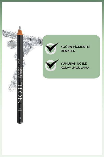 NOTE Ultra Rich Color Eye Pencil 07 Iceberg - Silver Color