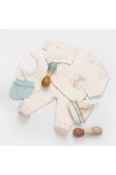 Biorganic Save The Seahorse 5-Piece Baby Hospital Exit Set