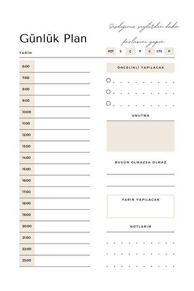 OzmeralBaskı 1 Adet A5 30 Yaprak 15*21cm Plan, Günlük Planlayıcı | Planlıyıcı...
