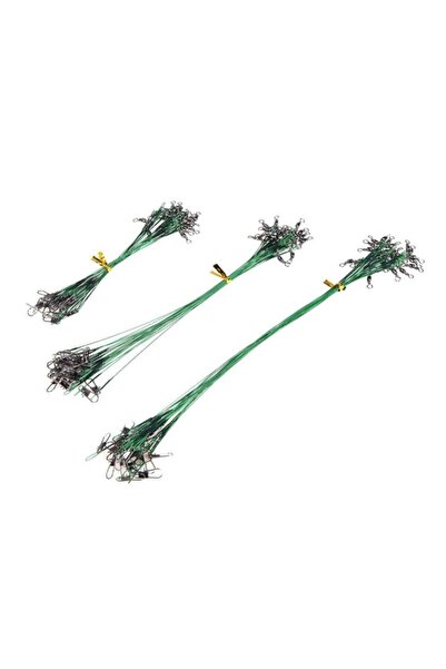 Genel Markalar Olta Çelik Halatı Turna Avı Fırdöndü Klipsli Balık Avı Çelik T...