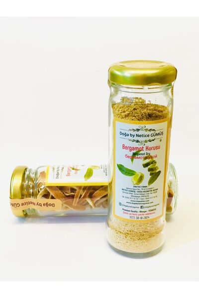 doğa by netice gümüş BERGAMUT KURUSU - Kabuğu Saf Tozu Cam Şişede (Bergamot) ...