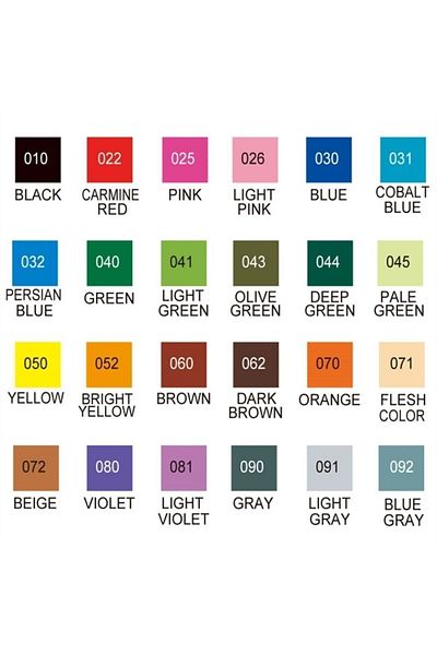 Zig Clean Color Brush Tip Pen 24 Pieces