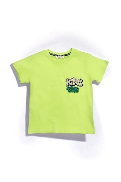 Zekids Αγόρι - Βαμβακερό μπλουζάκι με μισό μανίκι με γραφή King