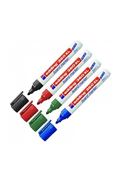 Edding 360 Xl Beyaz Tahta Kalemi 4 Lü Set