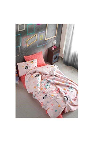 Cotton Life طقم غطاء لحاف فردي لولا وردي