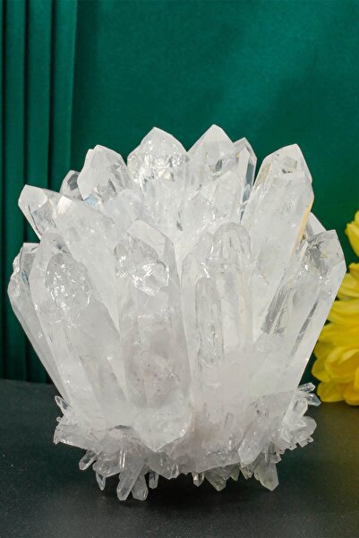 NehirTaş Sertifikalı Orijinal Kristal Kuvars Küme
