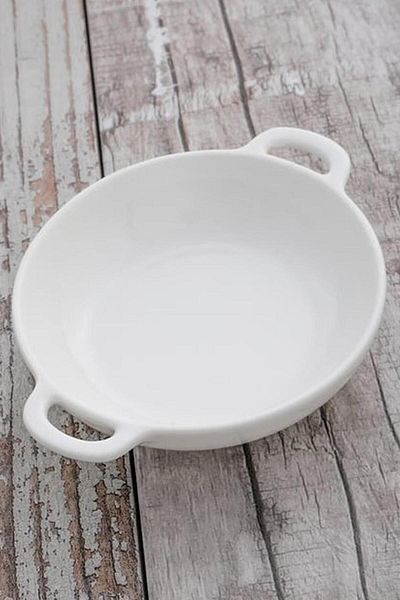 Tekbir Luxury Porcelain 3-Piece Appetizer Plate 15x12.1x3.5 Cm