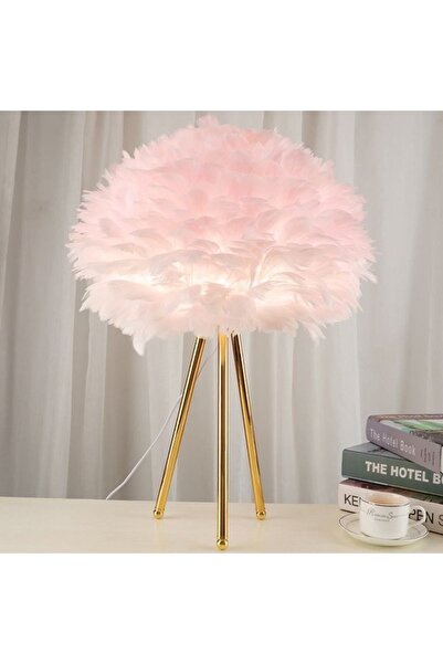 VİSENTE HOME Deve Kuşu Abajuru Tripod Ayak (lüks Lak Kaplama)