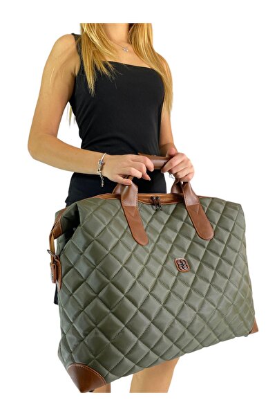 Ladystyle Büyük Boy Nakışlı Valiz Seyahat Tatil Bavulu anne çantası kol omuz ...