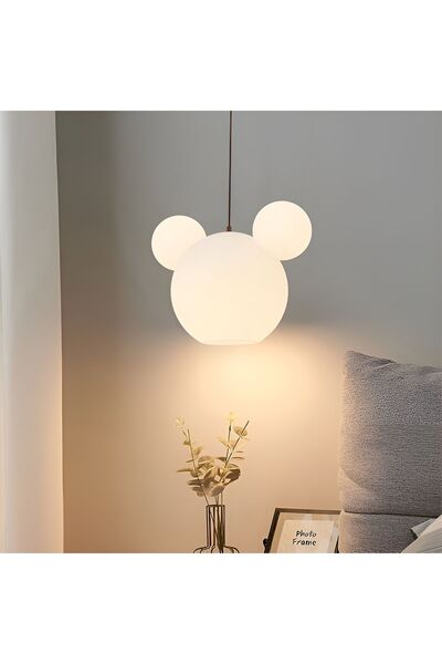 VİSENTE HOME Çocuk Odası Aydınlatma Beyaz Cam Oyuncak