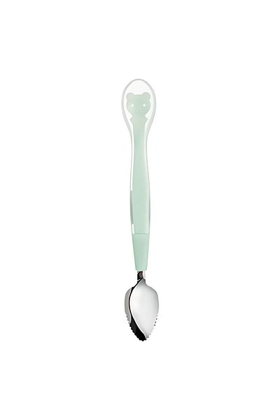 Baby Plus Green Baby Puree Spoon - with Storage Box