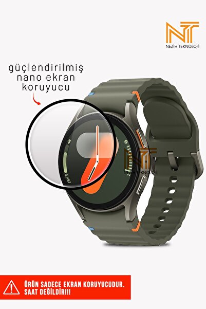 Nezih Case Samsung Galaxy Watch7 40mm Uyumlu PMMA Güçlendirilmiş Nano Ekran Koruyucu