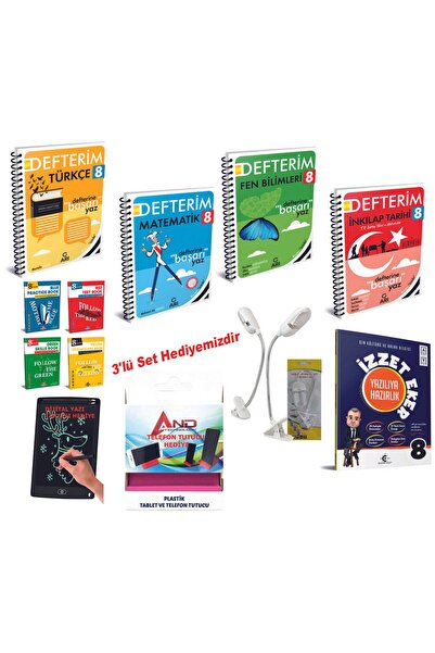 Arı Yayıncılık 2024-2025 Müfredat 8 Sınıf Tüm Dersler Defter Serisi Etkinlikl...