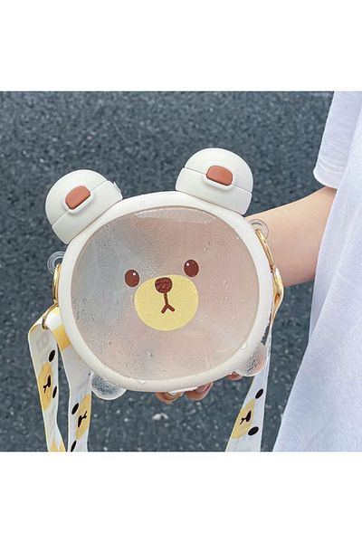 Luca Mia 750 ml Cute Teddy Bear Figured Water Bottle