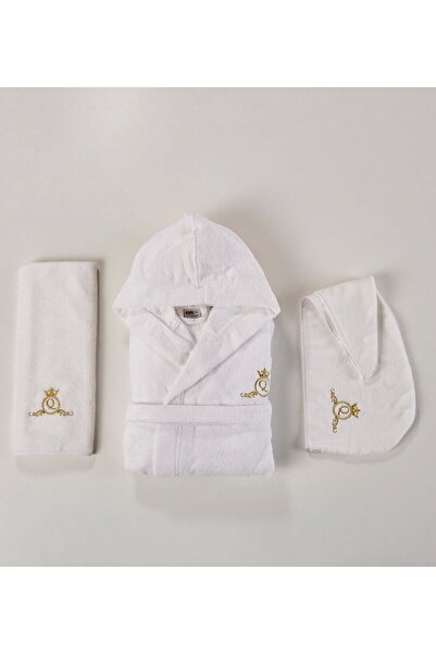 Hepsi Enteresan Set triplu, bumbac 100% bucăți, halat lung și cu glugă halate...