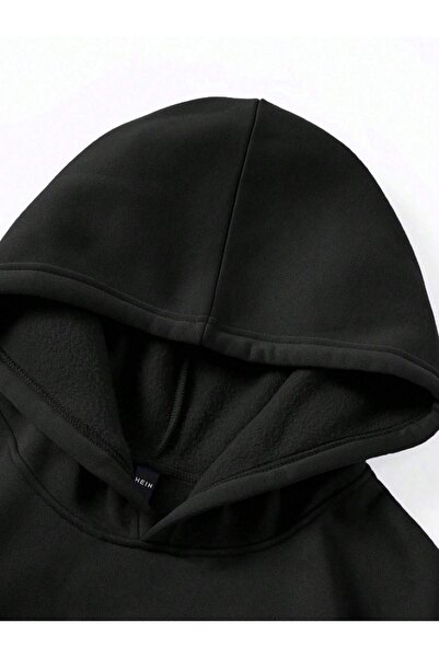 EFFRENATU Women's Large Size Hooded Trendy Sweatshirt