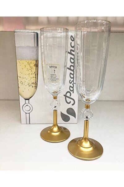 Paşabahçe El Dekorlu 2 Kişilik Kahve Yanı Cam Kadeh Su Bardağı Seti, Çeyizlik Set, Hediyelik Set