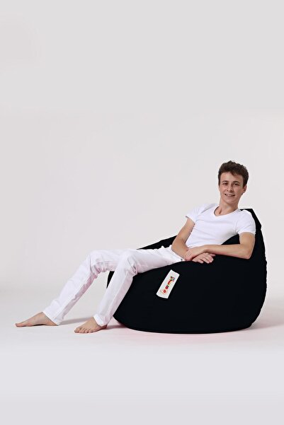 EARMUT Premium Xxl Armut Koltuk Siyah