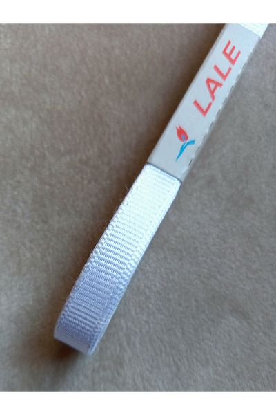 yörük tuhafiye 10 Meters White Grosgrain Ribbon - 1 cm One Ball